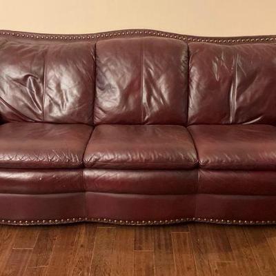 Burgundy Sofa