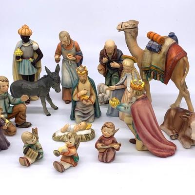 Hummel Nativity figures