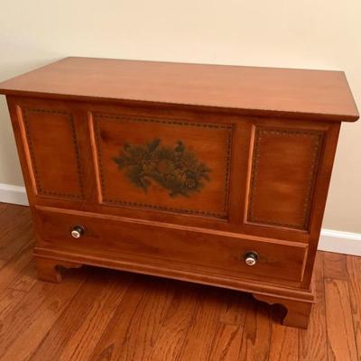 One of 2 Hitchcock blanket chests