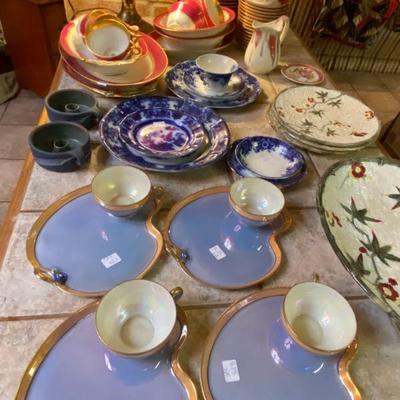 lusterware luncheon plates