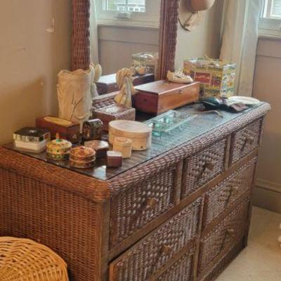 Wicker Dresser 