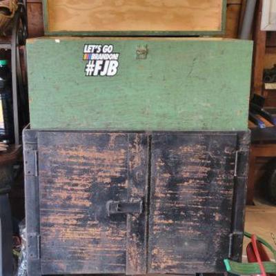 Metal Cabinet and Trunk 
