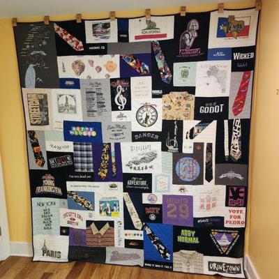 T-shirt collection quilt