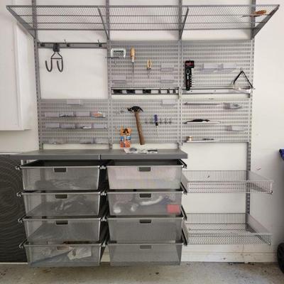 Container Store ELFA wall system