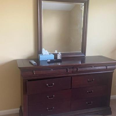 Dresser and mirror 