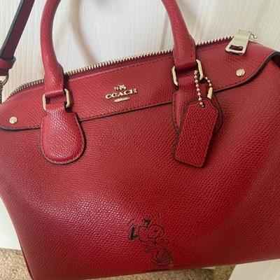Limited edition Coach Snoopy bag