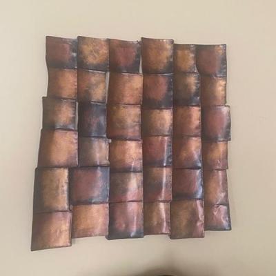 Copper wall art
