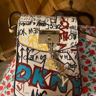 DKNY graffiti bag