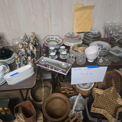 Various dishes and serveware