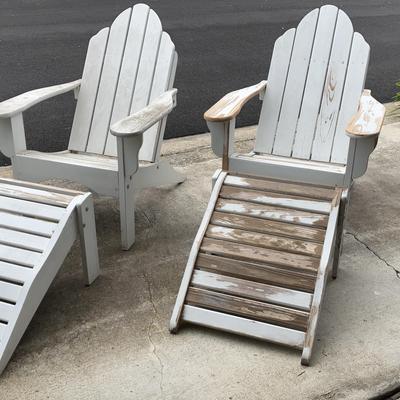 Adirondack Chairs With Ottomans 