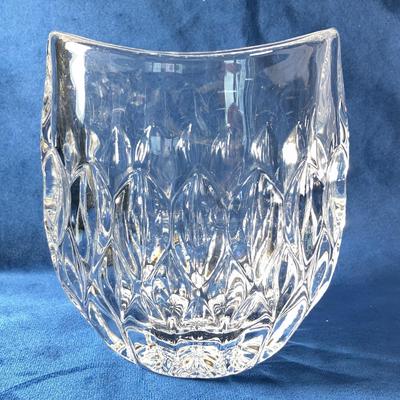 Gorham Althea Crystal Oblong Vase