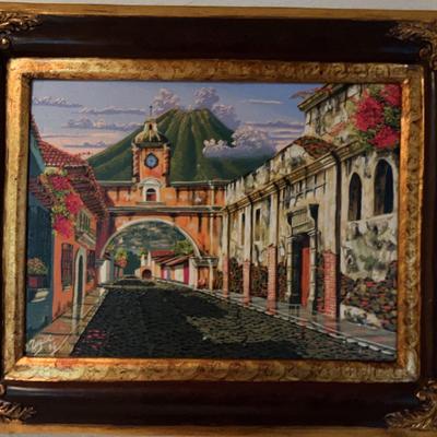 Framed Oil Painting