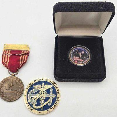 #1752 • (3) Tokens & Medals
