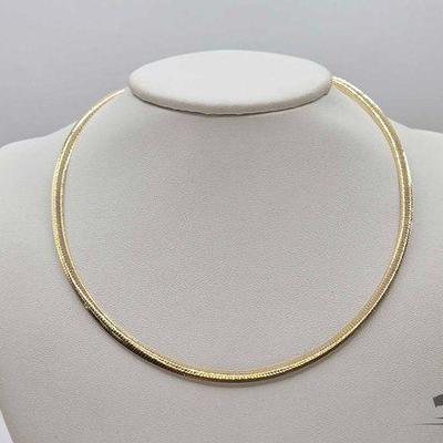 #700 • 14k Gold Double Sided Necklace, 17g
