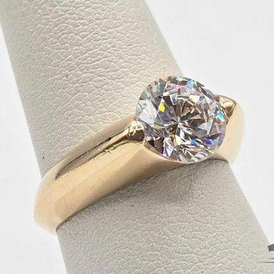 #714 • 14k Gold Semi-Precious Stone Statement Ring, 4.9g

