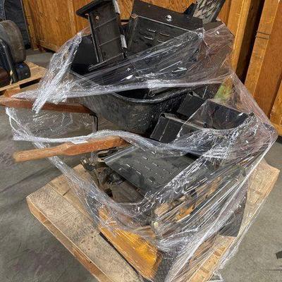#11004 • Car Ramps, Wheel Barrow, Lawn Mower

