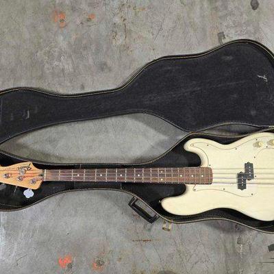 #9032 • Fender Bass Guitar with Case
