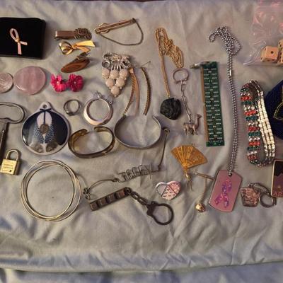 Lot of Accessories, Pendants, Bangles, Coins