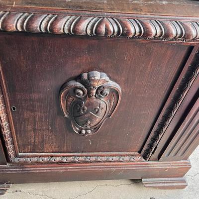 Ruder Brothers Italian Revival Hand Carved Cabniet