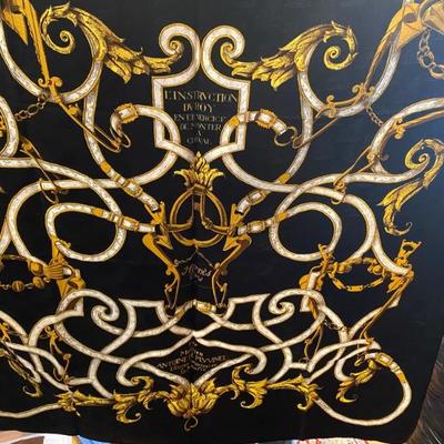 Herme's Pair France, 100% Silk Scarf