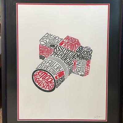 Signed Photography Themed Print
