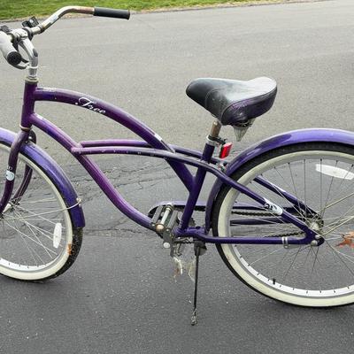 Purple Aluminum Womans Bike 