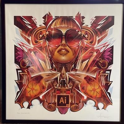 Signed And Numbered “Venue Revisited” Print By Orlando Arocena