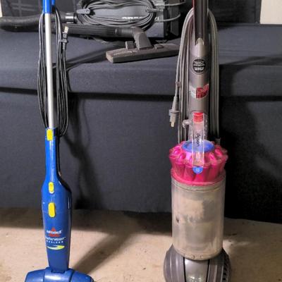 Oreck XL, Dyson Ball, Bissell Featherweight Vacuums