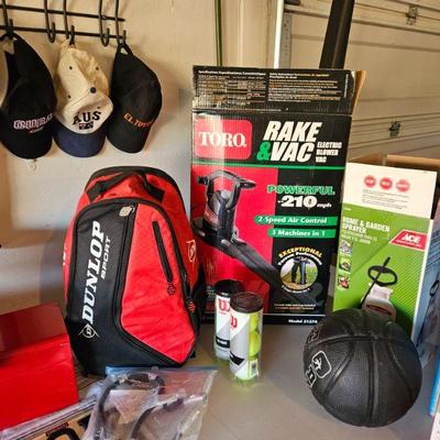 Garage items.