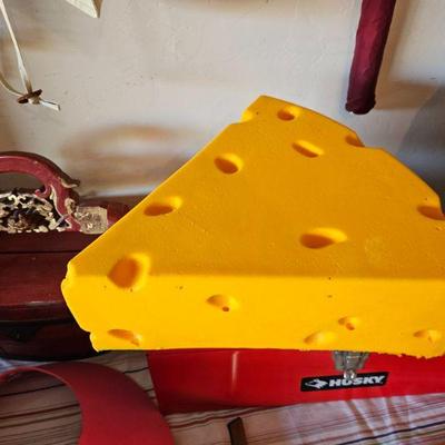 Wisconsin cheese head hat.