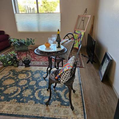 Patio table 2 chairs