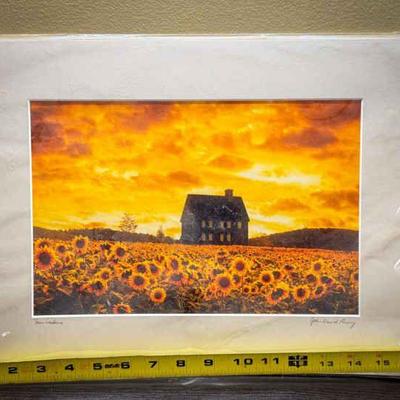 John David Deery Signed Print "Sun Seekers"
