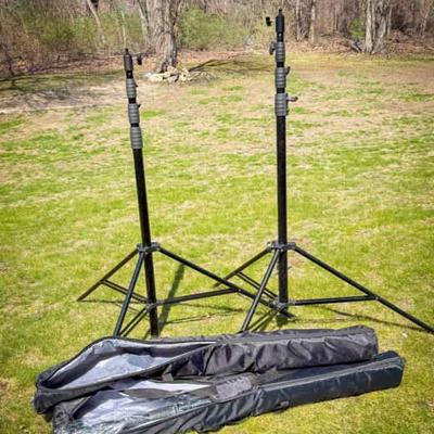 Three Large Tripod Stands
