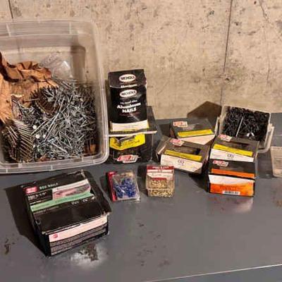 Hardware - Various Nails And Screws
