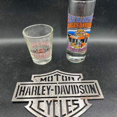 Harley-Davidson Shot Glasses & Insignia
