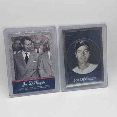 (2) Joe DiMaggio Cards
