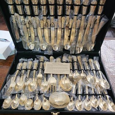 William Rogers & Sons Flatware Gold Plated