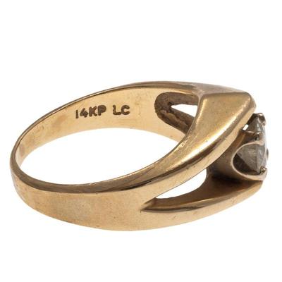 Diamond, 14k Yellow Gold Ring