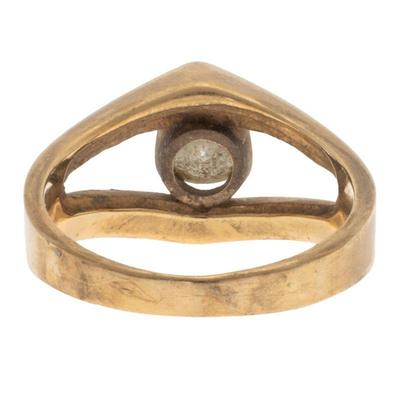 Diamond, 14k Yellow Gold Ring