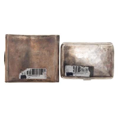 Victorian Sterling and Enamel Cigarette Cases