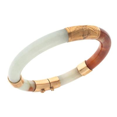 Jade, 14k Rose Gold Bracelet