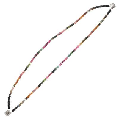 Tourmaline, Sterling Silver Necklace