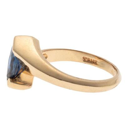 Sapphire, 14k Yellow Gold Ring
