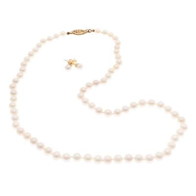 Cultured Pearl 14k, Gold-Filled Jewelry Suite