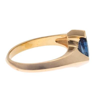 Sapphire, 14k Yellow Gold Ring