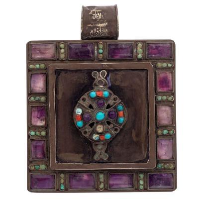 Collection of Amethyst, Turquoise, Coral, Silver Matilde Poulat Items