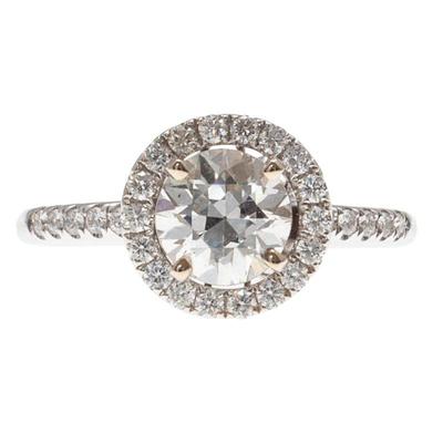 Diamond, 18k White Gold Ring