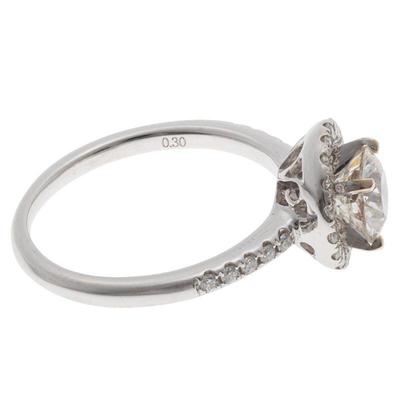 Diamond, 18k White Gold Ring