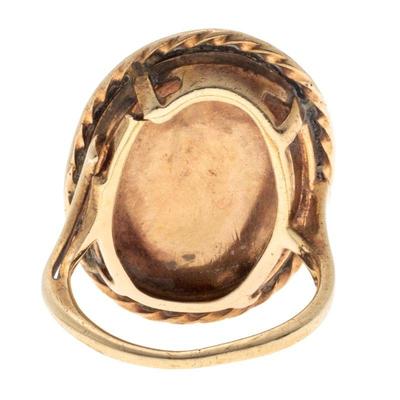 Cameo, 14k Yellow Gold Ring