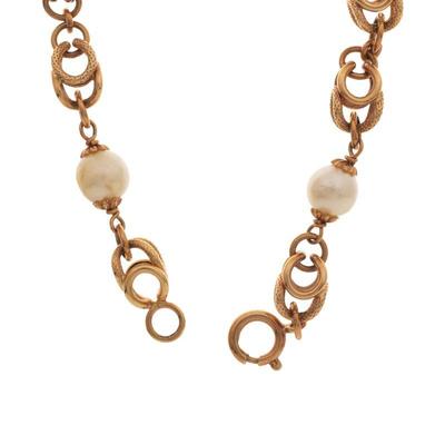 Cultured Pearl, 14k Rose Gold Bracelet